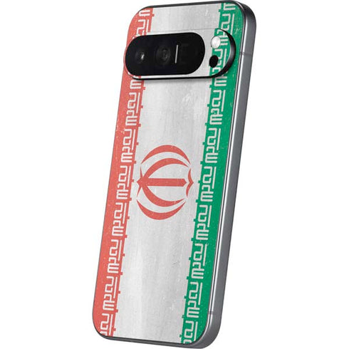 Iran Flag Distressed Pixel 9 Pro XL Skin